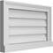 Ekena Millwork Vertical Surface Mount PVC Gable Vent w/ 2"W x 2"H , Brickmould Sill Frame, 22"W x 14"H GVPVE22X1403SN - alternate 4